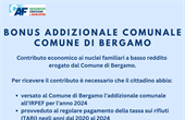 BONUS ADDIZIONALE COMUNALE DEL COMUNE DI BERGAMO